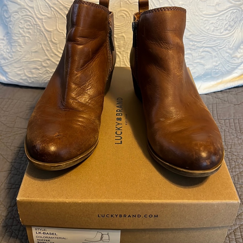 Lucky Brand booties.